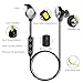 mifo U5 Plus Bluetooth Headphones in Ear, Magnetic Aluminum Design IPX7 Waterproof aptX Earphone, 8H Playtime Noise Canceling NFC Stereo Headset with Mic for Sports (Yellow and Black)