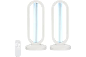 UVC Light 38W U V& 0 Z with 3-Speed15/30/60 Minutes Timing and Remote Control (Remote Control Included) for Home Office Schoo