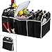 TRADERPLUS Trunk Cargo Organizer Heavy Duty Folding Caddy Storage Collapse Bag Bin for Auto Car Truck SUV