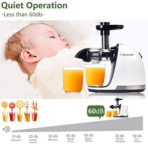 image for Slow Juicer,AMZCHEF Slow Masticating Juicer Extractor Professional Mac