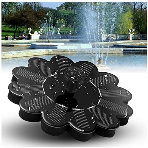ソーラー池ポンプ 今だけスーパーセール限定 ソーラーウォーターファウンテンソーラー泉ウォーターポンプキット 庭用4ノズル付き 小さな池プールの水槽 285g 0 63ポンド