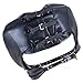 Black Leather Exposed Nipples Bra,Arm Restraints Sleeve,Adult Slave Training Dog Collars,for Couples BDSM Sexual Life (Pulling Rope & Padlock 7 Pieces)