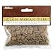 Jennifer's Mosaics 3/8-Inch Venetian Style Glass Mosaic Tile, Dark Brown, 8-Ounce
