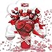 Valentine’s Chocolate Candy Bouquet | Unique Gift for the Hard to Buy For | Gourmet Assorted Chocolates, Roses and Kisses, Heart Shaped Box Chocolates | Personalized Gift Cardthumb 1