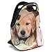 icolor Cute Dog & Cat Thermal Neoprene Waterproof Kids Insulated Lunch Portable Carry Tote Picnic Storage Bag Lunch box Food Bag Gourmet Handbag For School work Office FLB-001
