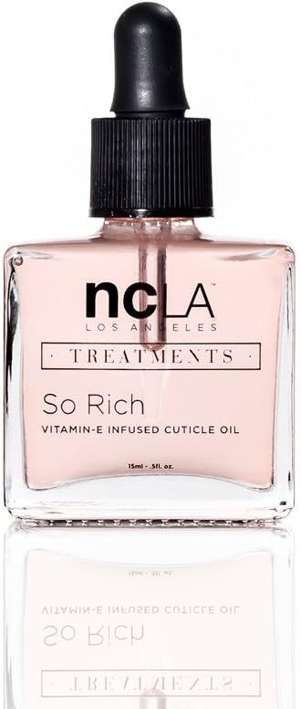 NCLA Los Angeles Nail Polish Vitamin-E Enriched Cuticle Oil - So Rich 15ml