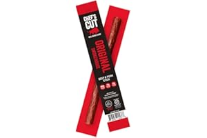 CHEF'S CUT REAL JERKY Chef's Cut Tender Real Snack Beef and Pork Sticks, Original Smokehouse, 1 Ounce (48 Count)