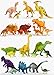 24 Jurassic Dinosaur Toys For 3, 4, 5, 6, 7 year old Boys Girls Toddlers Kids - Party Favors & Supplies- Plastic Action Figures for Bath Toys, Pool Toys & Pretend Play - STEM Learning Dino Set