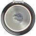 Anolon Nouvelle Copper Hard Anodized Nonstick Sauce Pan/Saucepan with Straining and Lid, 3.5 Quart, Gray