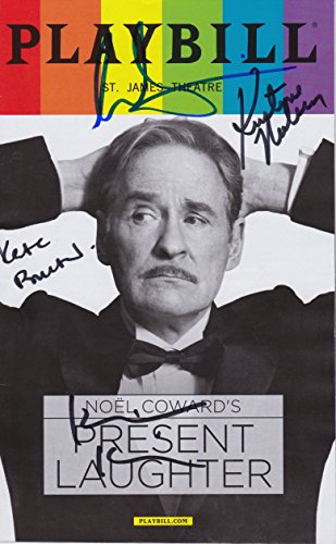 Present Laughter signed Pride Playbill