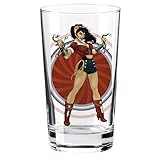 Wonder Woman DC Bombshell Series 'Toon Tumbler 16 Oz. Pint Glass by PopFun