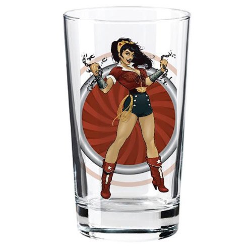 UPC 855289005235, Wonder Woman DC Bombshell Series &#39;Toon Tumbler 16 Oz. Pint Glass by PopFun