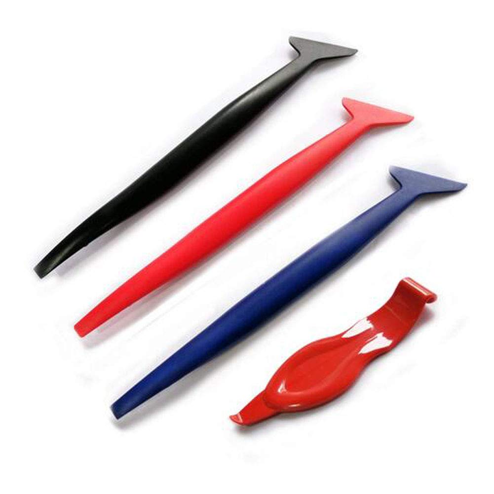 Woboren micro squeegee Vinyl Wrap Graphic Application Tucking Molding Tools for Apply Film into The Smallest Gaps (Set 2)