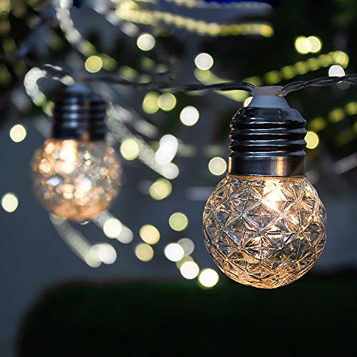 image for Glumes Pineapple Lamp String Lights, 20 Bulbs 19.7Ft USB Charge Hangin