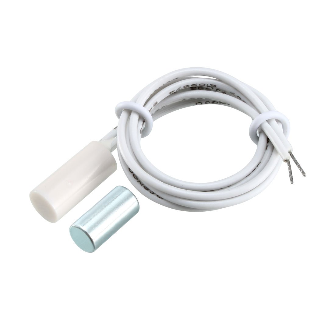 Sourcingmap N.C. Recessed Wired Window Door Contact Sensor Alarm Magnetic Reed White HC34A