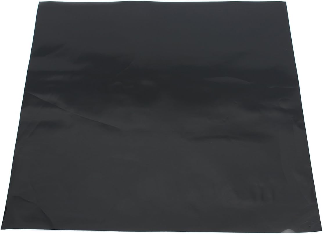 300x300x0.6mm Black Silicone Rubber Sheet Self Adhesive Pad High