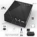 Tiptiper Mini LED Projector, 1000lumens, 800x480p Entertainment Home Cinema Theater Multimedia