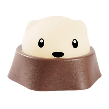 Dtuta Nettes Hamstersilikon-Nachtlicht, Tischlampe, Kinderspielzeug, Zuhause, Dekorative Geschenke