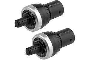 WMYCONGCONG 2 PCS LA42DWQ-22 22mm 1K Ohm Variable Speed Drive Potentiometer Rotary Potentiometer Inverter Converter (1K)