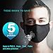 Dust Mask Adult Anti PM 2.5 Pollen Smoke Protection Washable Anti-Fog and Earloop Mouth Mask With 2 Filters