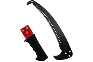 MEFBANT Hand Pruning Saw RazorTOOTH，Extension Pole Tree Trimmer Saw Attachment（Head） ， Curved Blade Hand Saw，Can Cut Branches With a Diameter Of 7 Inches.23.4in With handle