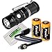 Fenix RC09 550 Lumen USB rechargeable CREE LED Flashlight EDC with 2 X Fenix 16340 Li-ion batteries, and EdisonBright BBX3 battery carry case bundle