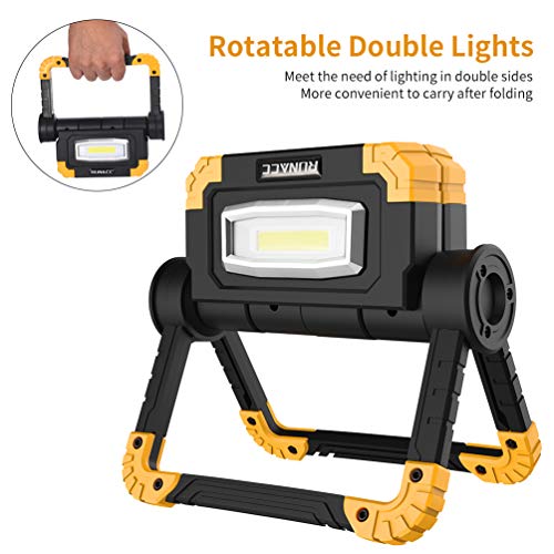 RUNACC LED Work Light USB Rechargeable Folding Portable Waterproof 2