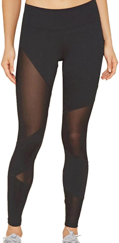 VESNIBA Yoga Pants, Women High Waist Sports Gym Yoga Running Fitness Leggings Pants Athletic Trouser