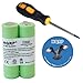 HQRP Battery fits Philips Norelco 5821XL 5822XL 5825XL 5841XL 5842XL 5845XL Razor/Shaver plus Screwdriver