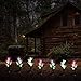 Outdoor Solar Garden Stake Lights, Multi-Color Changing LED Solar Landscape Lighting Light for Garden, Patio (Outdoor Solar Garden Stake Lights-3)