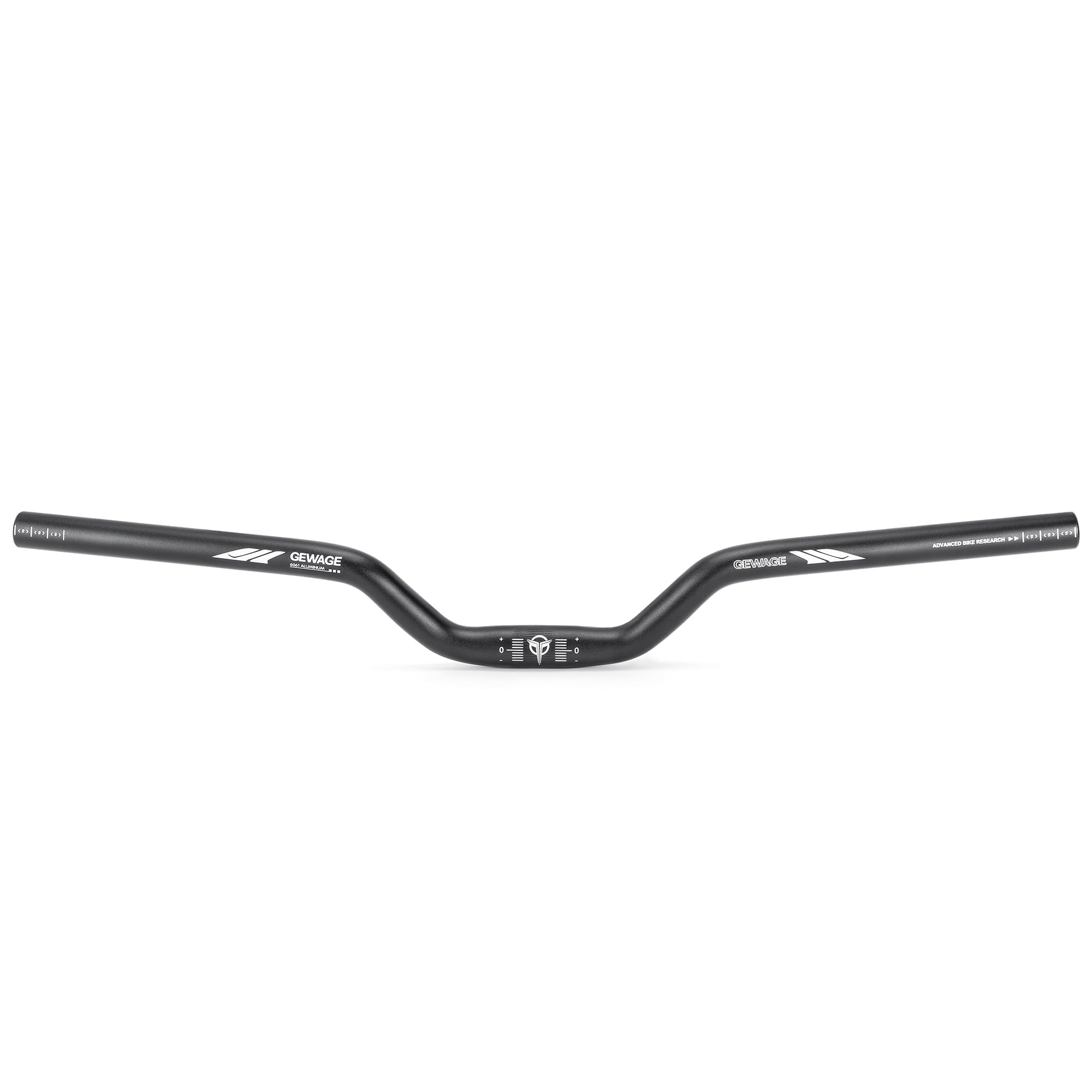 GEWAGE 25.4mm Bicycle Handlebar - 30mm, 50mm, 70mm, 90mm, 120mm Riser Handlebar - 620mm Mountain Bike Bicycle Handlebar Made of Aluminium Alloy