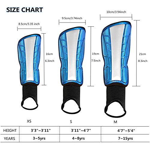 image for Geekism GeekSport Soccer Shin Guards Youth Upgrated 3 Best Sizes Socce