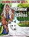 Coloring Book for Adults | Women and Wolves: Wolves Coloring Book for Grown-Ups Featuring Fantasy Wo by BLONDEA .