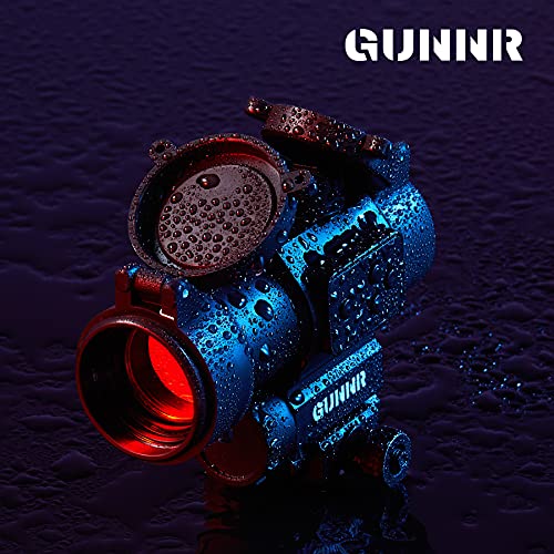 GUNNR Red Dot Sight with Red Laser, 1x29 Reflex Sight with 3MOA Red Dot