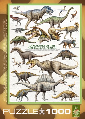 EuroGraphics Dinosaurs Cretaceous 1000 Piece Puzzle