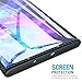 TOZO for Samsung Galaxy Note 10 Plus Case PC + TPU Clear Hard Back Panel Hybrid PC+TPU Protect Cover Shock Absorption Back Bumper for Samsung Galaxy Note 10+ 5G (Matte Black)
