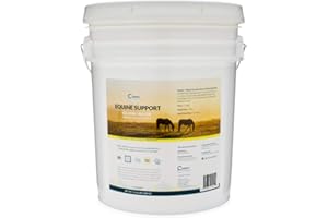 Custom Collagen Equine Joint Support Gelatin Plus Biotin Supplement for Horses - 20 lb Pail - Grain Free