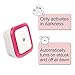 Plug in LED Night Light with Smart Dusk to Dawn Sensor Colorful Night Lights for Kids, Baby, Nursery, Bedroom, Basement, Hallway, Stairwells, Yellow/Pink/Blue/White