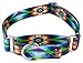 Country Brook Petz - HossFit Jr Wide Martingale Dog Collar - Groovy Collection Featuring Far Out Designs (Tie Dye Flowers, Large)