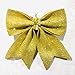Monoche Christmas Pearl Bow Decorations for Xmas Tree Home Ornaments Festival Accessories 17 X 18cm 1Pc (Gold)thumb 1
