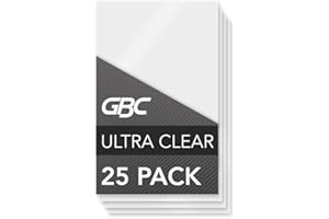 Swingline GBC UltraClear Thermal Laminating Pouches, Large Index Card Size, 5 Mil, 25 Pack (3202002)