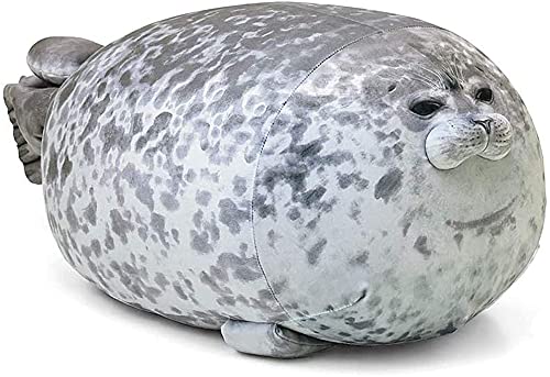 RUNYA Blob Seal Pillow Cute Chubby Seal Plush Toy Stuffed Animals