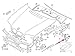 BMW e46 Hood Release Mechanism Cable OEM new front lid releasing opener wire