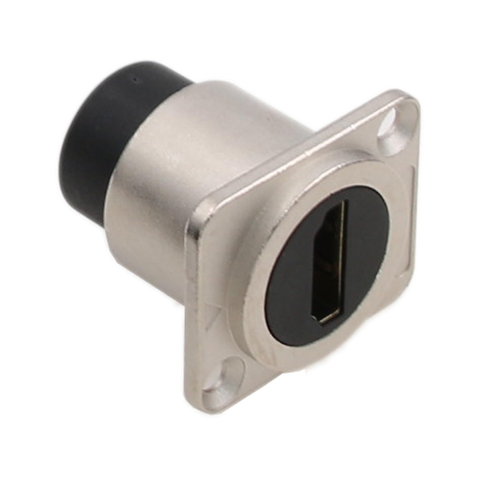 HangTon HDMI 2.0 Female to Female Coupler Waterproof Connector, D-type Inline Cable Chassis Panel Socket, IP65 Bulkhead Pass-Through
