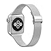 SWEES Compatible with Apple Watch Bands 38mm 40mm 41mm 42mm(Series 10) 46mm 45mm 44mm 42mm(Series 1/2/3), Stainless Steel Metal Narrow Slim Thin Replacement Compatible for iWatch Series 10 9 8 7 6 5 4 3 2 1 SE Women