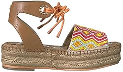Sam Edelman Women's Neera Sandal, Saddle/Orange