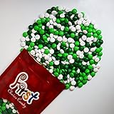 m&m Green, Dark Green & White Milk Chocolate Candy 1 Pound Resealable Pouch Bag