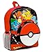 Pokemon Large Backpack and Pokeball Insulated Lunchbox Lunch Bag (Colors may vary)