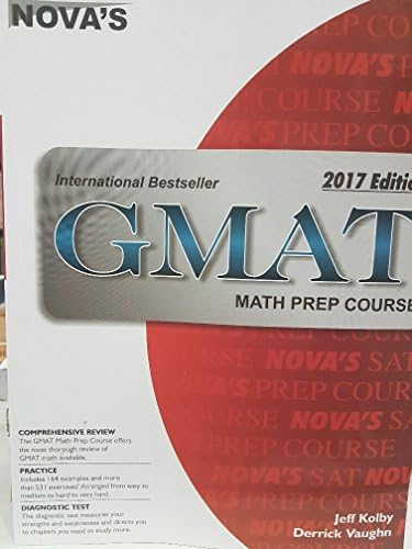 NOVAS GMAT MATH PREP COURSE- 2017 Paperback