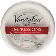 Vanity Fair Disposable Plate 12 Count 11 Inch Ostaassbelov